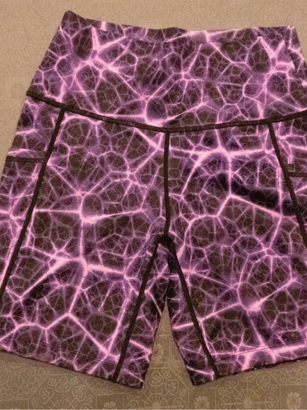 CVG Women's Purple Passion 7 inch inseam workout shorts